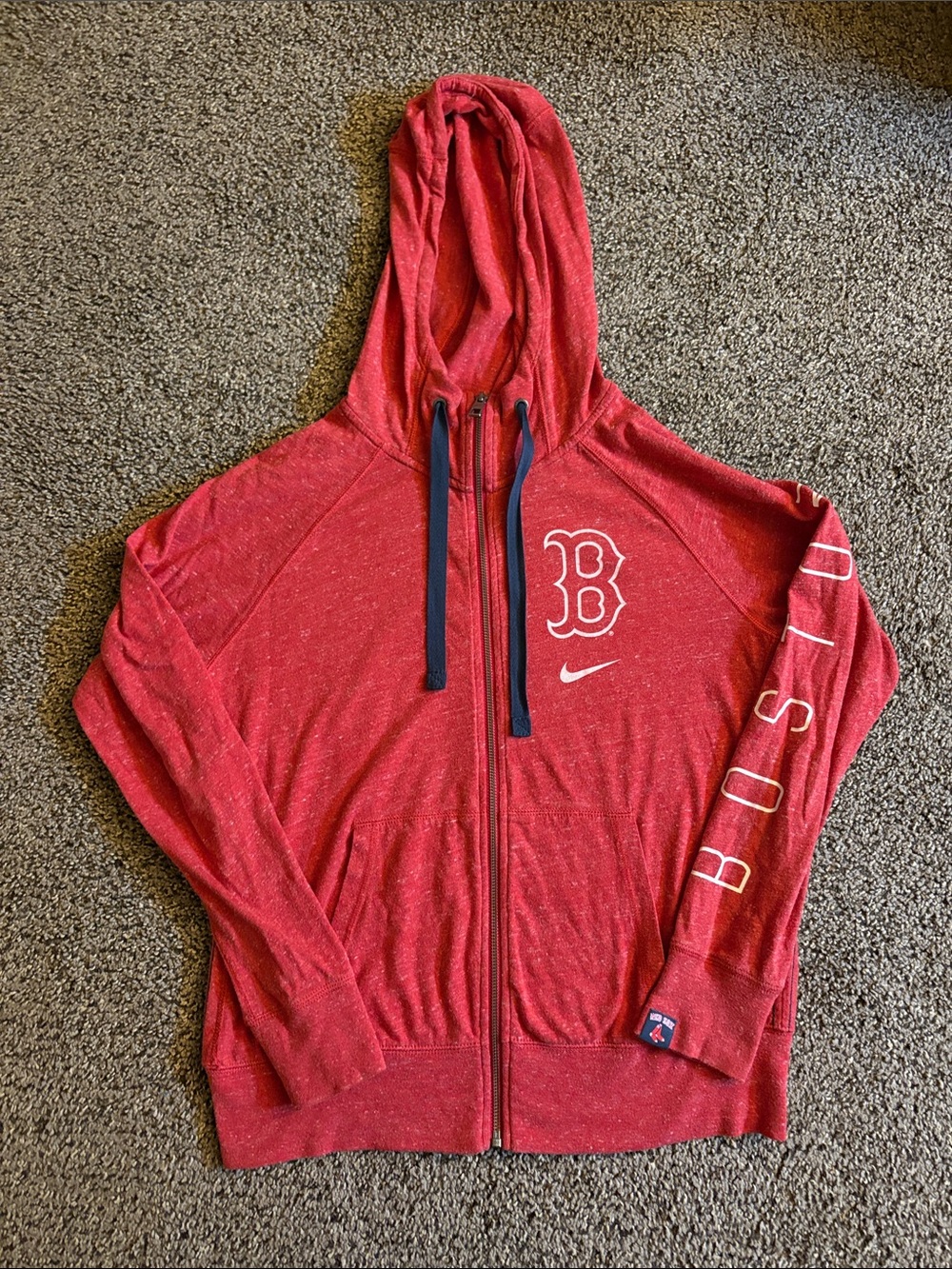 Nike Red Boston Red Sox Full-Zip Hoodie
